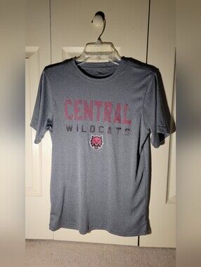 Central Wildcats Dri-FIT Gray Short-Sleeve Athletic Tee